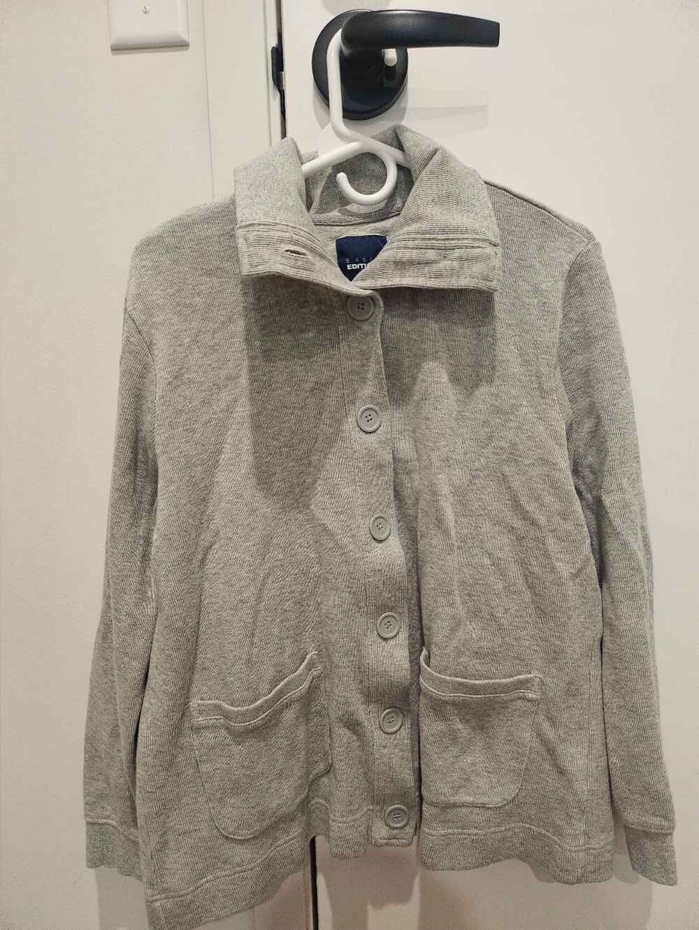 Basic Editions Gray Cardigan